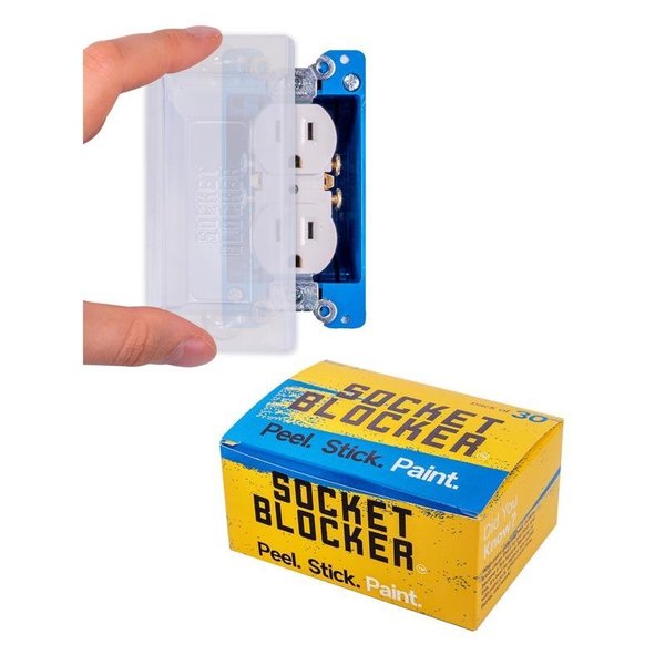 Socket Blocker Outlet Cover Clear 30Pk 1001620